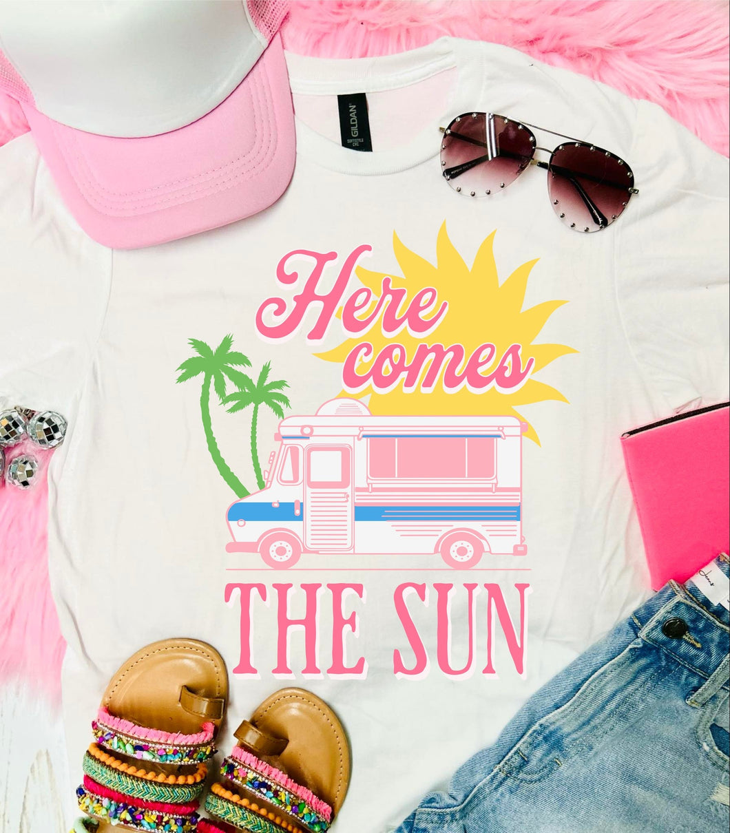 Here Comes the Sun Retro Bus