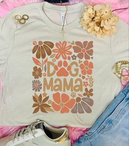 Dog Mama Neutral Tan Tee