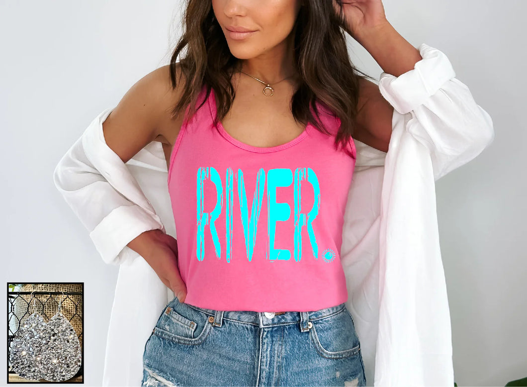 RIVER GRUNGE PRINT