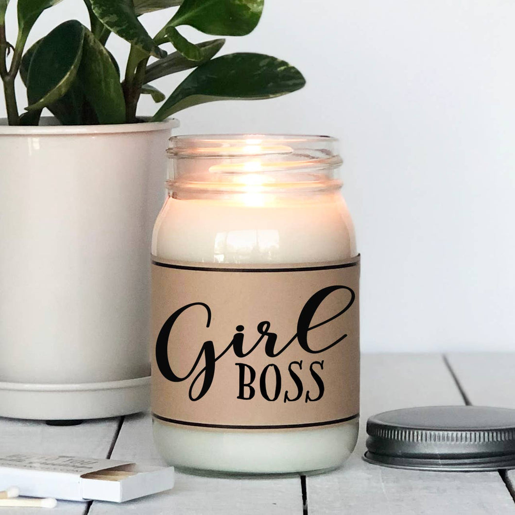 Girl Boss | Strong Cup of Coffee Scented Candle Gift