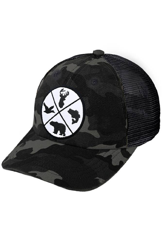 Wild Animal Symbol Embroidery Patch Ball Cap