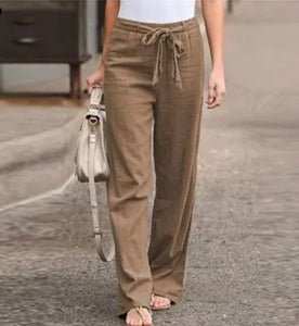 Relaxed Straight Leg Pants