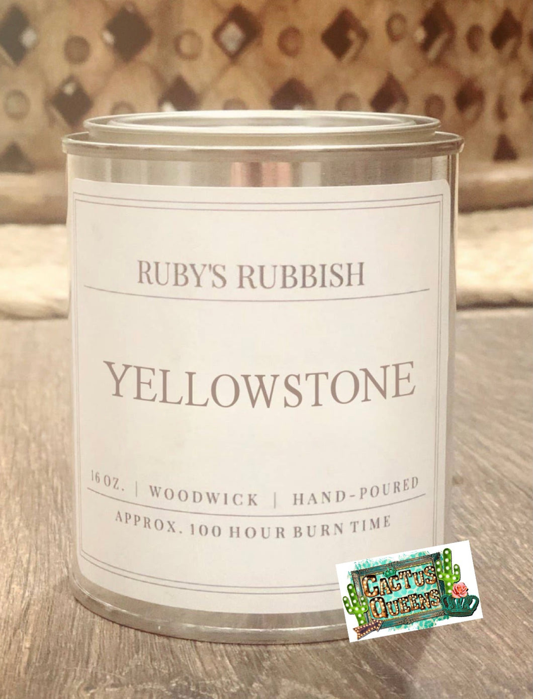 Yellowstone Paint Can Woodwick Candle