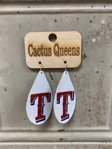 Texas Rangers earrings⚾️