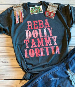 Reba, Dolly, Tammy, Loretta