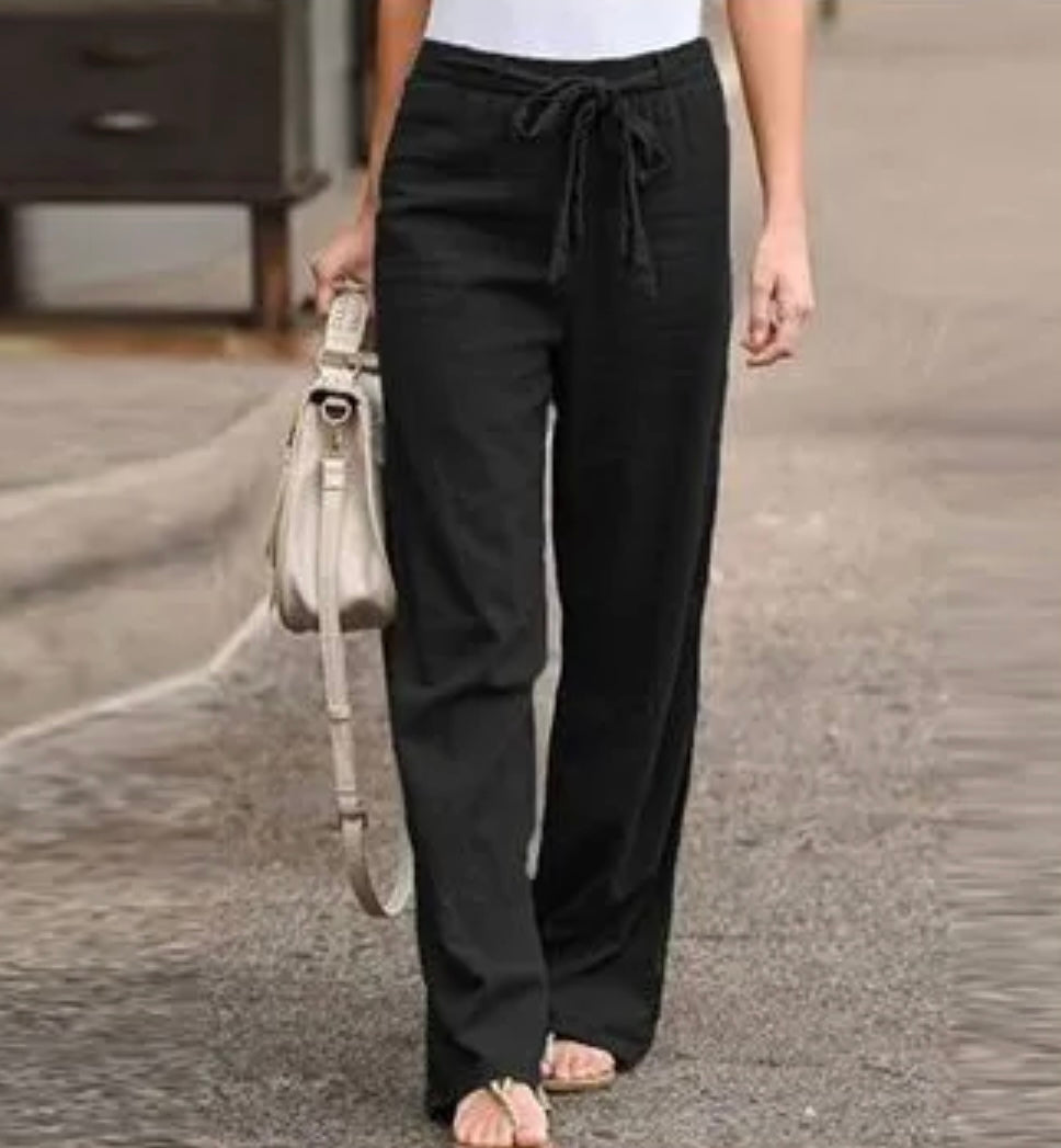 Relaxed Straight Leg Pants