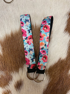 Fabric Wristlet Keychains