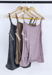 Chic Solid Round Neck Tank Top